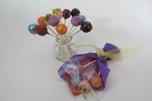 4 single stem truffle flower bouquet & truffle flowers with various flavours in a vase